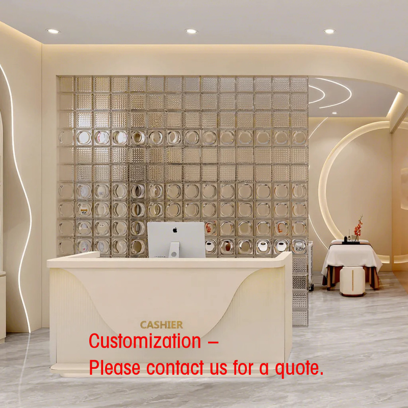 Luxury Gold Skincare - حامل عرض مستحضرات التجميل الفاخر بتصميم