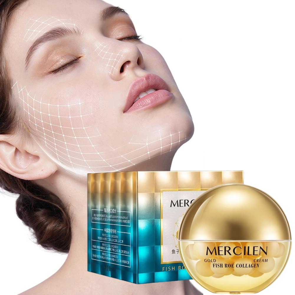 Luxury Gold Skincare - كريم وجه فاخر بالكولاجين الذهبي لتنعيم