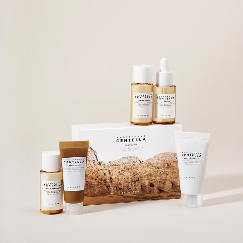 كينتيللا السفر عدة السفر الحبر - مراجعة Luxury Skincare Kit وسعره