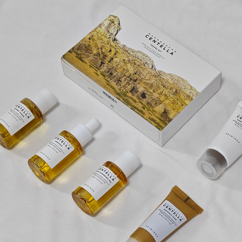 كينتيللا السفر عدة السفر الحبر - مراجعة Luxury Skincare Kit وسعره