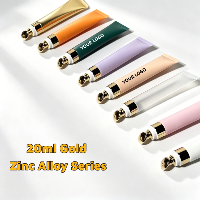 【شعار مخصص】50 قطعة من أنابيب ا - مراجعة Luxury Gold Skincare وسعره