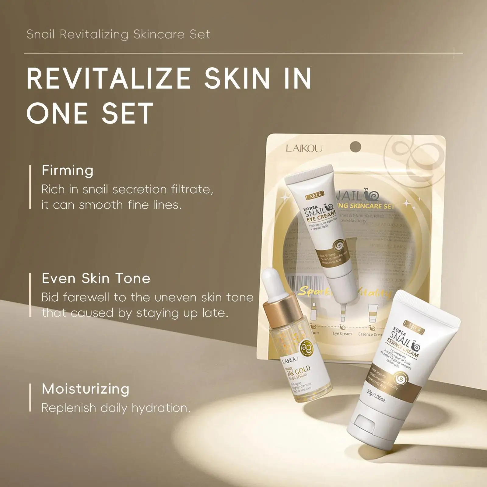 24K الذهب الحلزون إصلاح مصل كر - مراجعة Luxury Skincare China وسعره