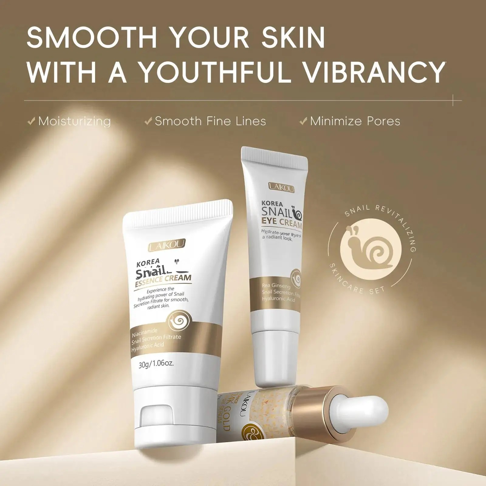 24K الذهب الحلزون إصلاح مصل كر - مراجعة Luxury Skincare China وسعره