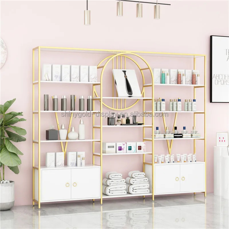 رف عرض مستحضرات التجميل الفاخر - مراجعة Luxury Gold Skincare وسعره