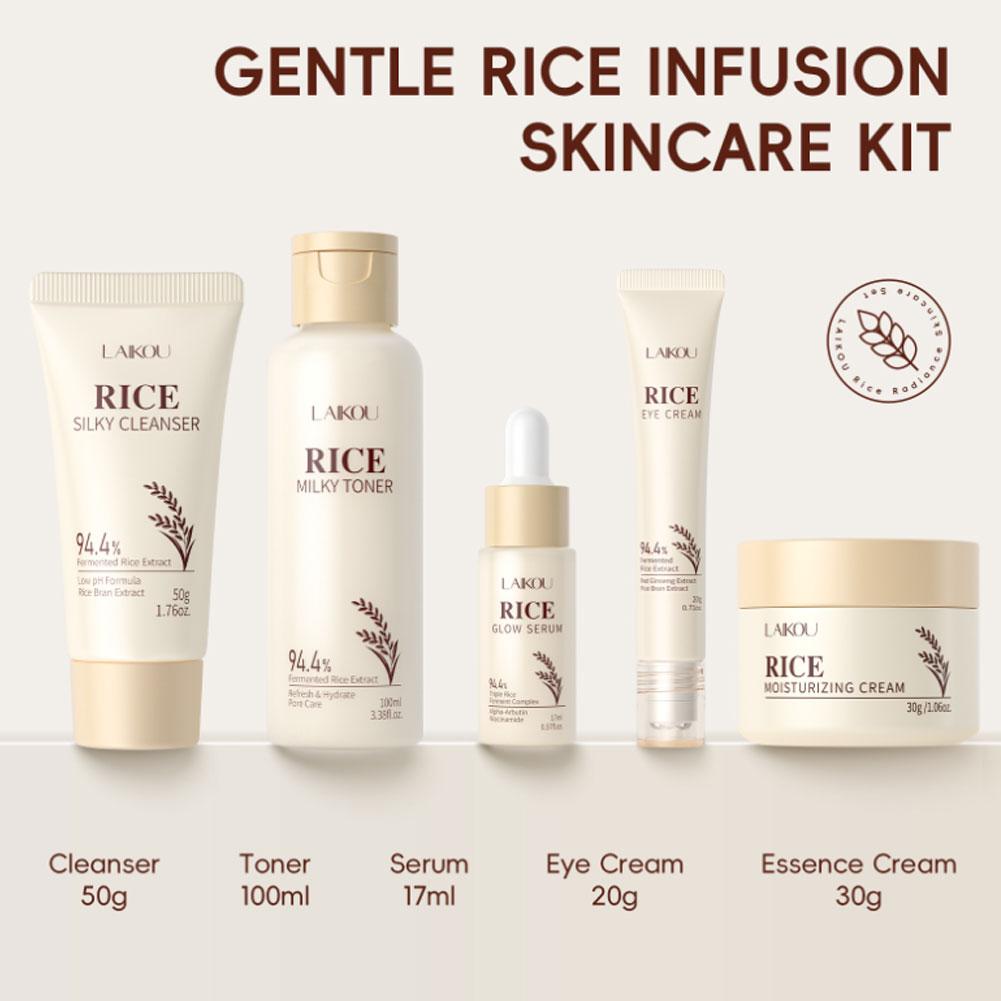 مجموعة العناية بالبشرة بالأرز  - مراجعة Luxury Skincare Kit وسعره